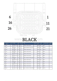 2018荣威i5 EB100 前舱-发动机线束对接连接器 