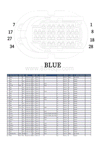 2018荣威i5 DD014 驾驶员车门-车身线束对接连接器 