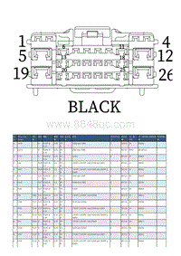 2018荣威i5 EB207 前舱-车身线束对接连接器-1 