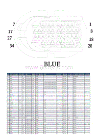 2018荣威i5 PD013 副驾驶车门-车身线束对接连接器 