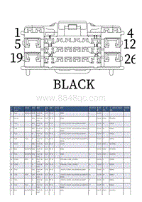 2018荣威i5 EB205 前舱-仪表线束对接连接器-2 