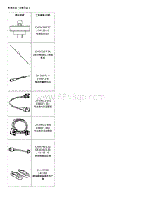 2016威朗轿跑GS 专用工具和设备