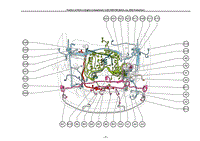 Position of Parts in Engine Compartment _LHD 3GR-FSE Before Jul. 2006 Production_