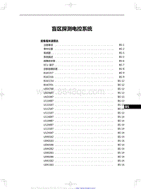 2024全新红旗HS7 盲区探测电控系统