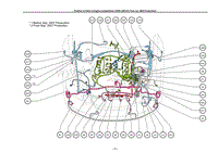 Position of Parts in Engine Compartment _RHD 3GR-FE From Jul. 2006 Production_