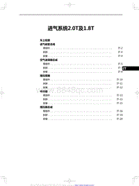 2023红旗H5 进气系统2.0T及1.8T