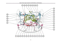 Position of Parts in Engine Compartment _LHD 3GR-FE Before Jul. 2006 Production_