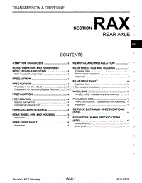 2018英菲尼迪QX70 RAX-后桥