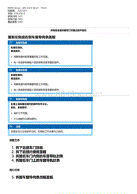 G20底盘 7-更新左侧或右侧车窗导向条盖板