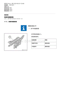 F80底盘 3-检查车前盖铰链