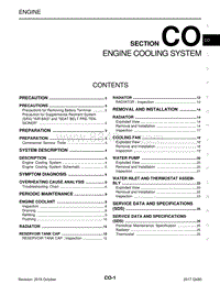 英菲尼迪QX80 CO-发动机冷却系统