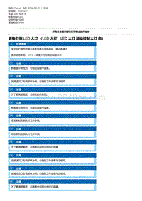 G20底盘 8-更换右侧 LED 大灯 （LED 大灯 LED 大灯 随动控制大灯 高）