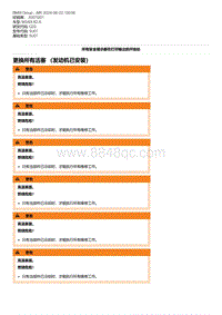 G20底盘 3-更换所有活塞 （发动机已安装）