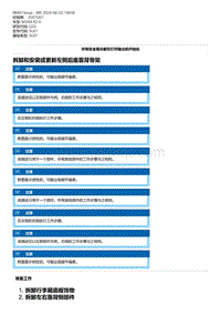 G20底盘 8-拆卸和安装或更新左侧后座靠背骨架