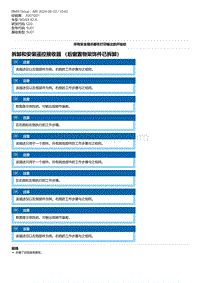 G20底盘 31-拆卸和安装遥控接收器 （后窗置物架饰件已拆卸）