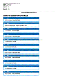 G20底盘 8-拆卸和安装-替换前部保险杠饰件的盖板