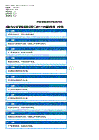 G20底盘 12-拆卸和安装-更换前部保险杠饰件中的装饰格栅 （中部）