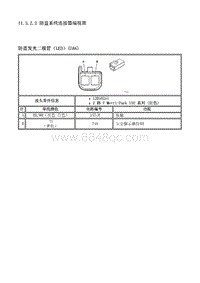 2012别克GL8 11.3.2.2 防盗系统连接器端视图