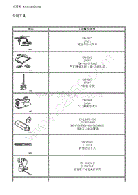 2012别克GL8 专用工具