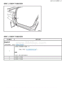 2013别克GL8 前门合叶