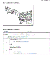 2013别克GL8 燃油油轨