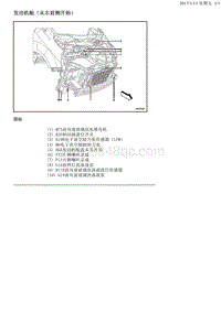 2014别克GL8 02 发动机舱