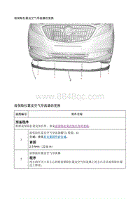 2017别克GL8 前保险杠蒙皮空气导流器的更换