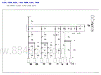 2023别克GL8公务舱 电源分布示意图-F1DA F2DA F3DA F4DA F6DA F7DA F9DA