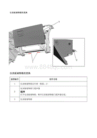 2017别克GL8 仪表板储物箱的更换