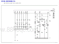 2023别克GL8公务舱 举升门示意图-举升门电机 解锁开关和传感器 TB5 