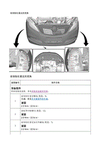 2017别克GL8 前保险杠蒙皮的更换