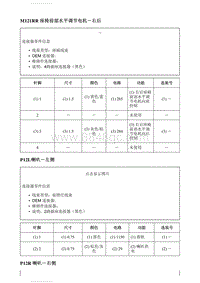 2020别克GL8 部件连接器端视图 P