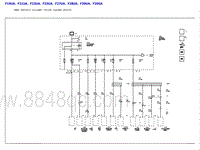 2023别克GL8公务舱 电源分布示意图-F19UA F21UA F22UA F23UA F27UA F28UA F29UA F20UA