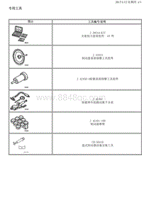 2016别克GL8 5.2.5-专用工具