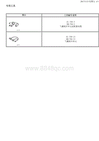 2015别克GL8 13.5.7-专用工具和设备