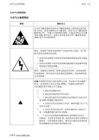 2017别克GL8 主电气示意图图标