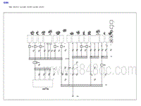 2023别克GL8 搭铁分布示意图-G305