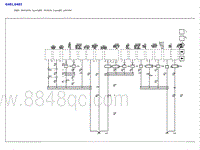 2023别克GL8艾维亚 搭铁分布示意图-G401 G402