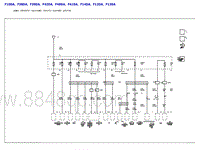 2023别克GL8公务舱 电源分布示意图-F10DA F38DA F39DA F42DA F40DA F41DA F14DA F12DA F13DA