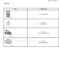 2016别克GL8 5.3.7-专用工具