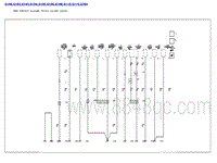 2023别克GL8 搭铁分布示意图-G100 G102 G103 G104 G105 G106 G108 G110 G115 G204