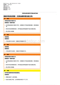 G28底盘 2-更新所有高压管路 （在喷油嘴和蓄压器之间）