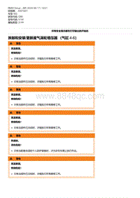 G80底盘 2-拆卸和安装-更新废气涡轮增压器 （气缸 4-6）