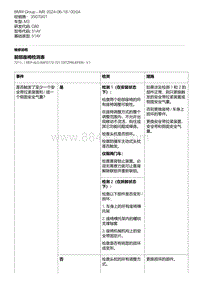 G80底盘 5-前部座椅检测表