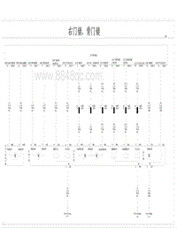 2020比亚迪汉DMi电路图 右门锁 背门锁