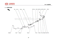 2020比亚迪汉EV电路图 6 后保险杠线束