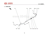 2020比亚迪汉DMi电路图 6 后保险杠线束