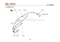 2020比亚迪汉DMi电路图 13 前保险杠小线