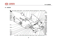 2020比亚迪汉DMi电路图 10 地板线束