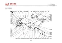 2020比亚迪汉DMi电路图 11 前舱线束